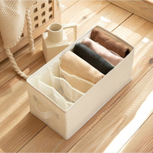 탄탄한 옷정리함 의류 티셔츠 바지 정리함 7칸 수납 옷정리트레이 옷장수납함