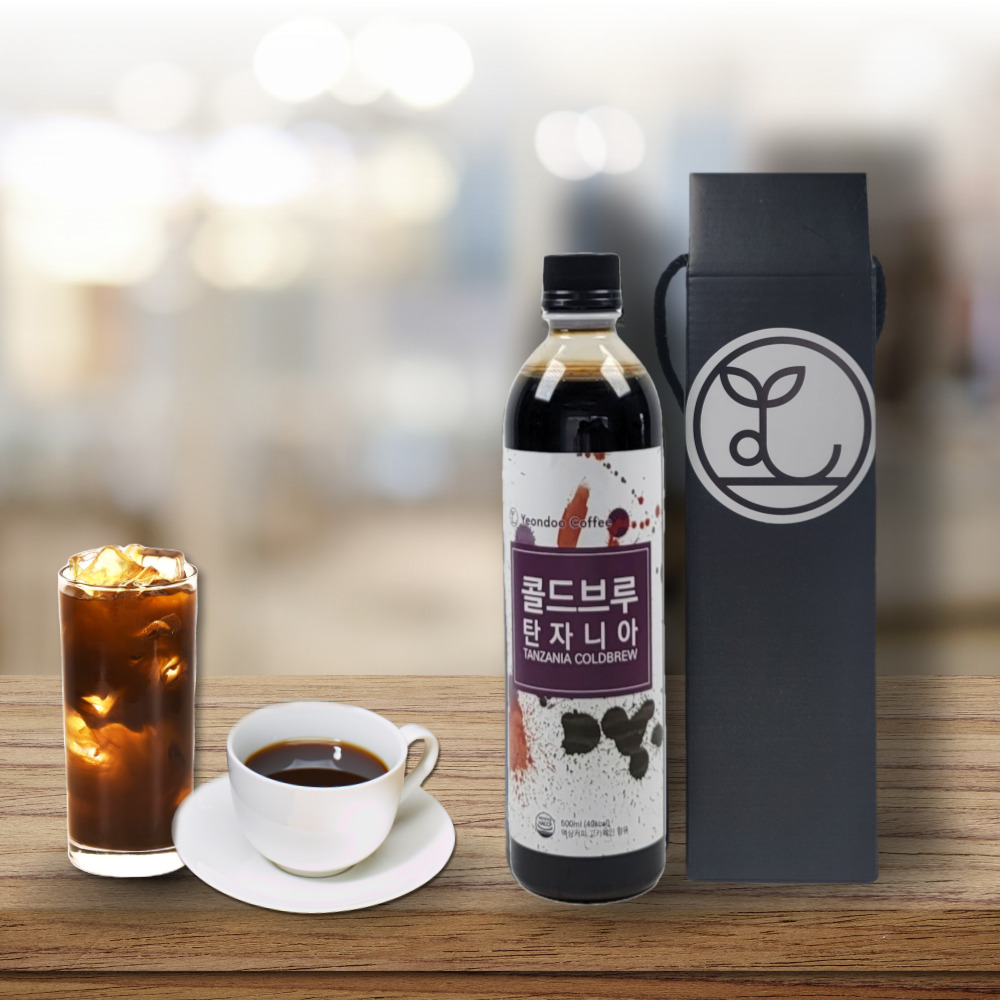 탄자니아 콜드브루 원액 더치커피 선물 답례품 500ml - 상세 이미지 4