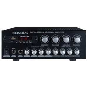 4채널 매장용 앰프 320W 카페 매장 블루투스 미니앰프 카날스 EMA1... 개봉기 | 실사용 후기 - 상품 이미지 3