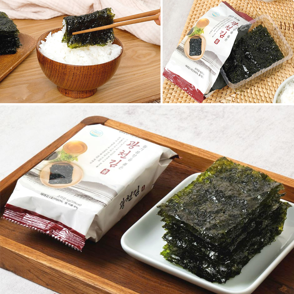 맛있는 광천김 선물세트 36봉 바삭한 들기름 감칠맛
