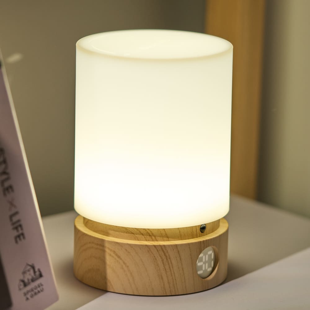 아가짱 아기 타이머 무선 무드등 수유등 v2 우드