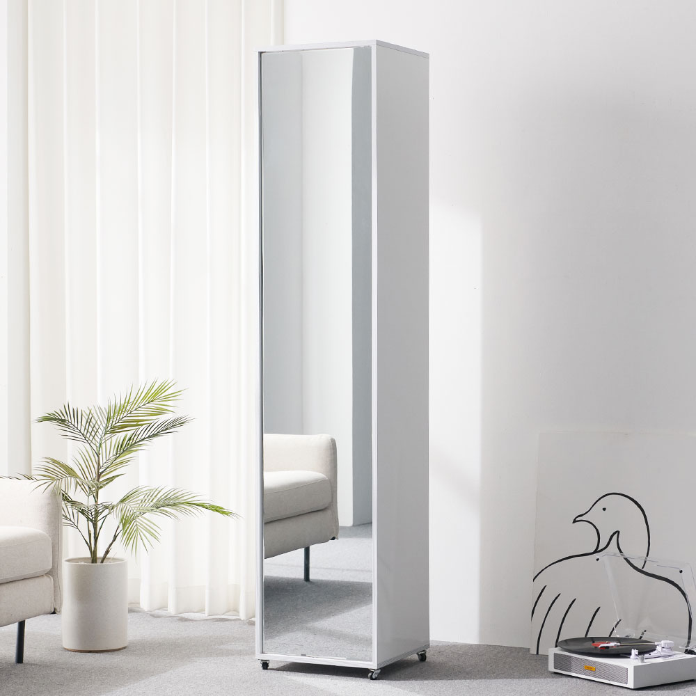 쥬얼 틈새수납장 얇은 가방진열장 베란다 슬림 폭좁은 전신거울