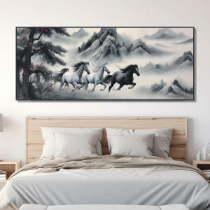 초원 팔마도 150x60cm 무광오크 알루미늄 액자 말그림 사업운 팔마도... 솔직 후기 | 실제 배치 사진 포함 - 상품 이미지 4