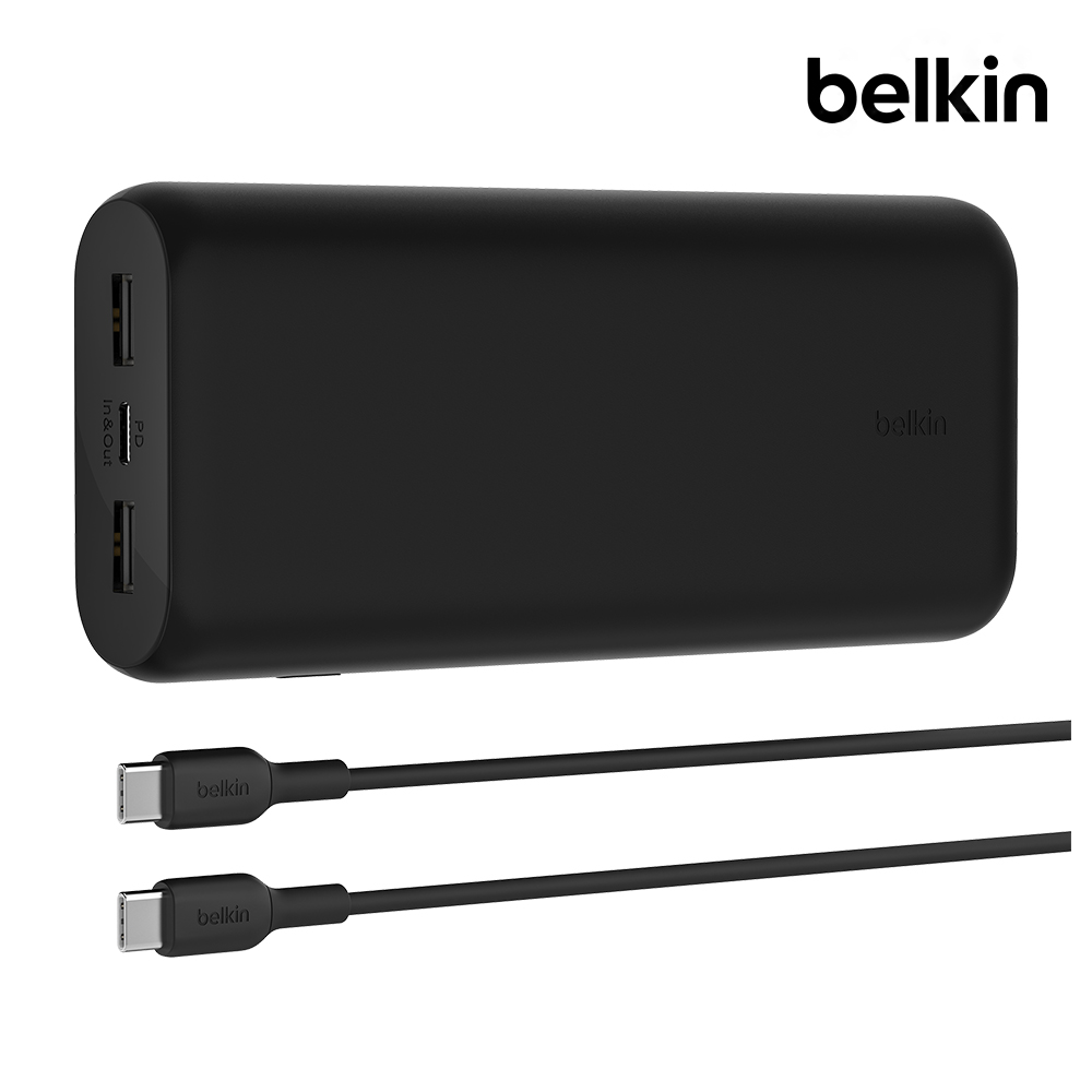 벨킨 20000mAh 3포트 PD PPS 20W 컴팩트 고속 충전 보조배터리 BPB014bt 아이폰17 16 15 갤럭시 S25 호환 기내반입 글로벌 안전인증 - 상세 이미지 4