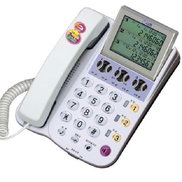 발신 번호 표시 전화기 3회선 전화기 2국선 전화기 개봉기 | 실사용 후기 - 대표 이미지