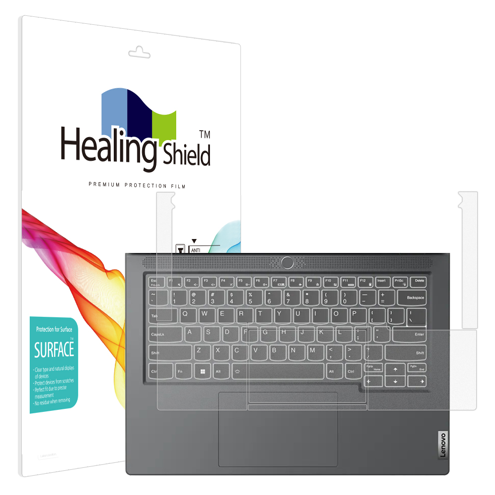 레노버 리전 슬림5 14APH R7 4060 Plus 무광 팜레스트/터치패드 필름 2매 - 메인 이미지