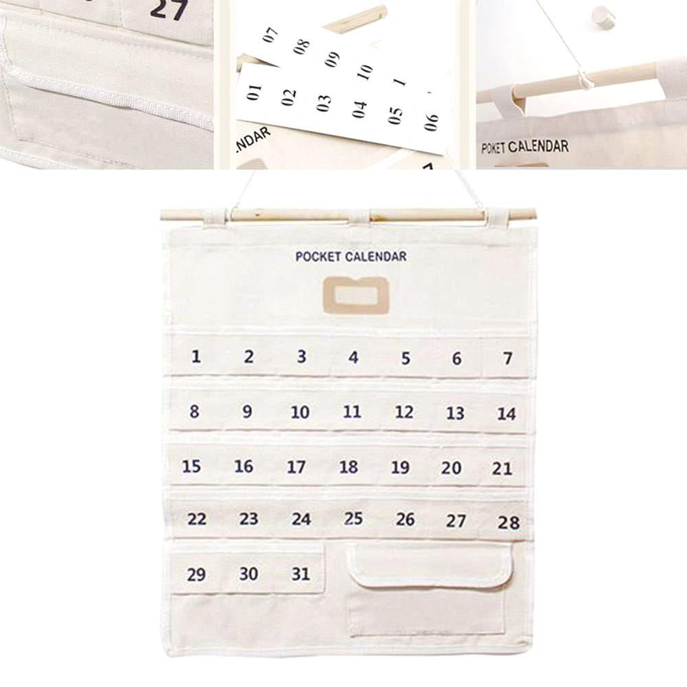 다용도 포켓 약달력 생활비 한달 용돈 절약 주머니 - 상품 이미지