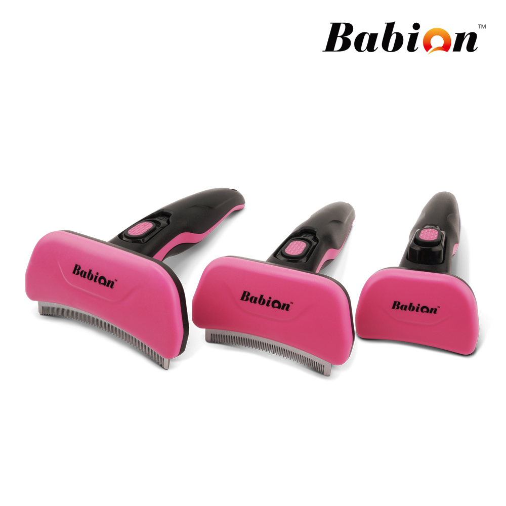 바비온 원터치 애견 미용 고양이 강아지 털제거 깔끔 빗 브러쉬 098R (중)