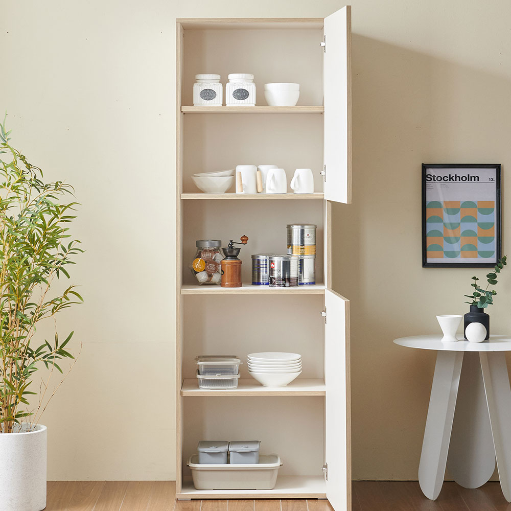 스코나 맨자노 600 키큰 주방수납장 틈새장 냉장고장