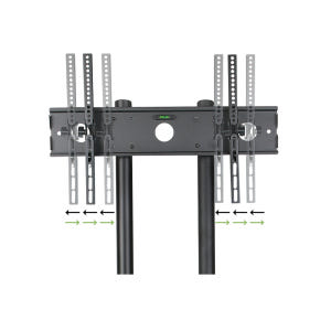 EZ 이동식 세로 듀얼 TV 모니터 거치대 높이조절 스탠드 65인치까지 개봉기 | 실사용 후기 - 상품 이미지 4