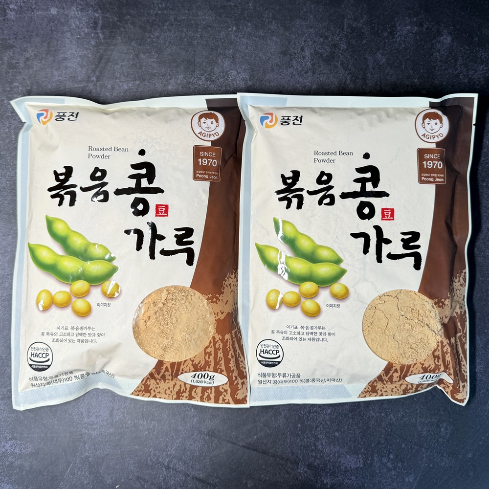 풍전 아기표 볶음 볶은콩가루 업소용 인절미 콩국수가루 400g, 2개 - 상세 이미지 4