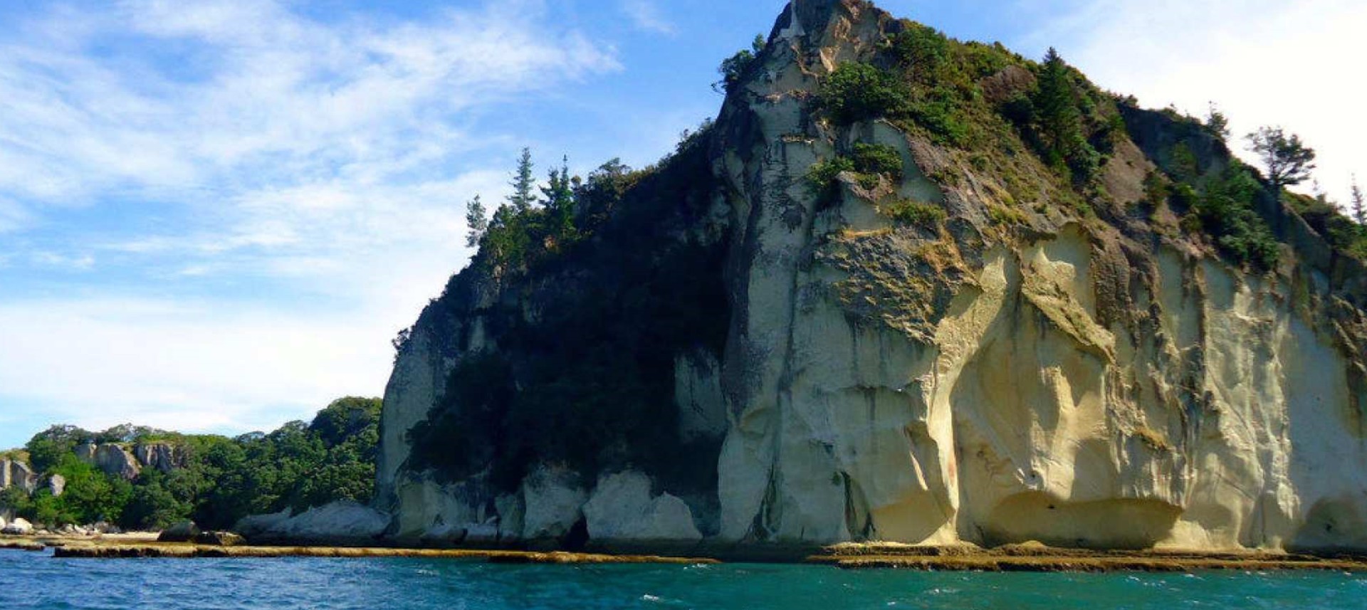 뉴질랜드 북섬 커시드럴 코브 보트 투어 이미지 2