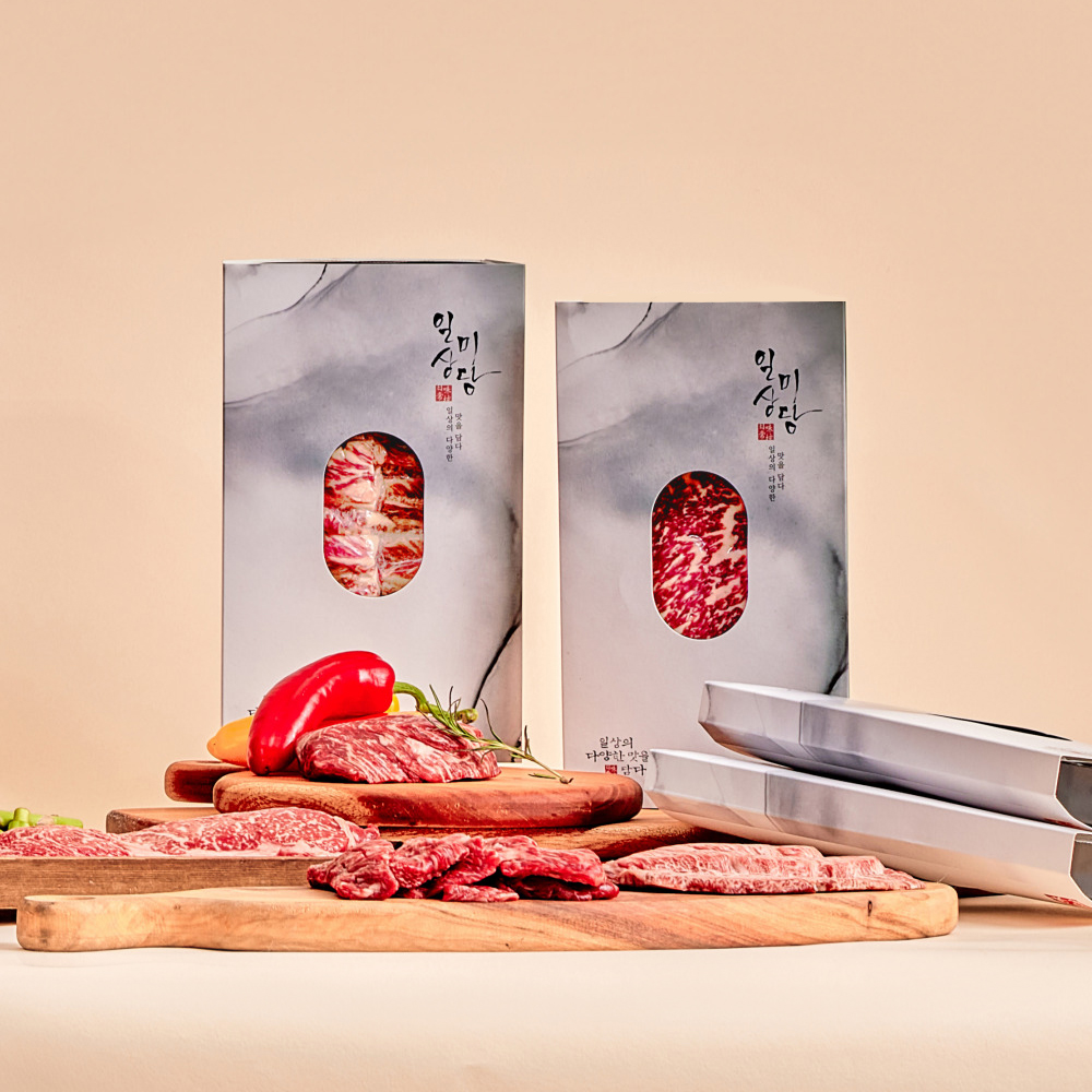 한우 1++ 라이트 선물세트 1kg 소고기 구이용 - 상세 이미지 3