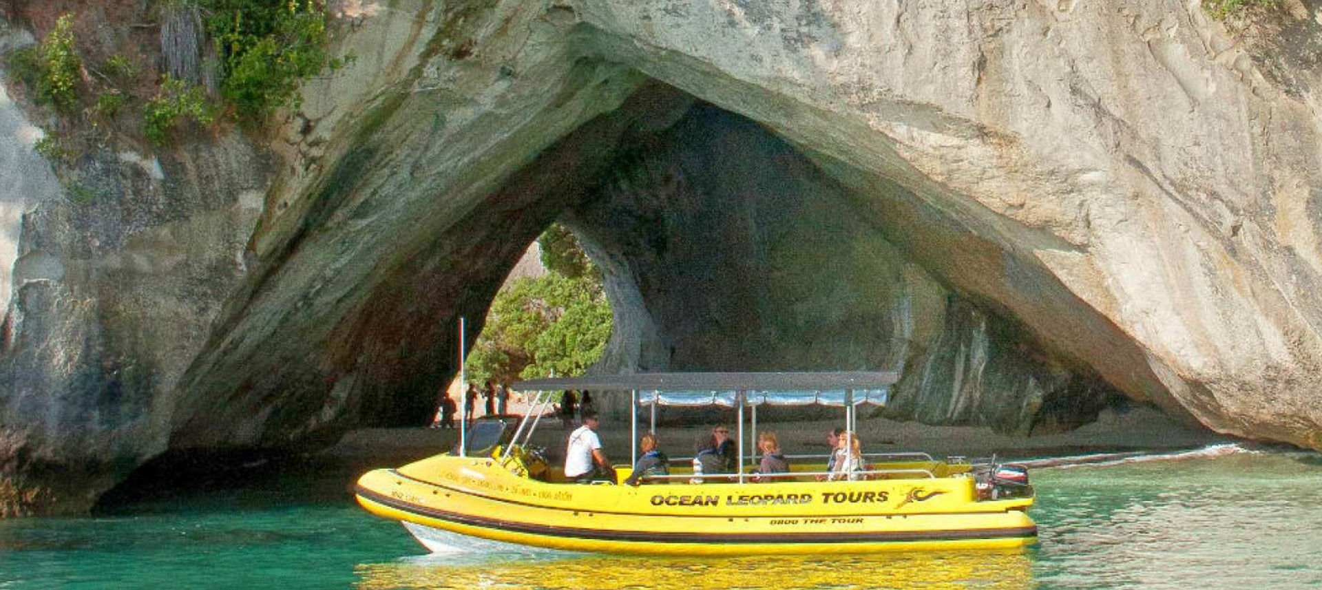 뉴질랜드 북섬 커시드럴 코브 보트 투어 이미지 3