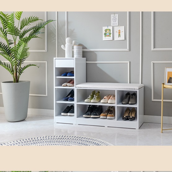 현관 의자 신발장 회사용 회사 업소용신발장 의자형 1단 신발장