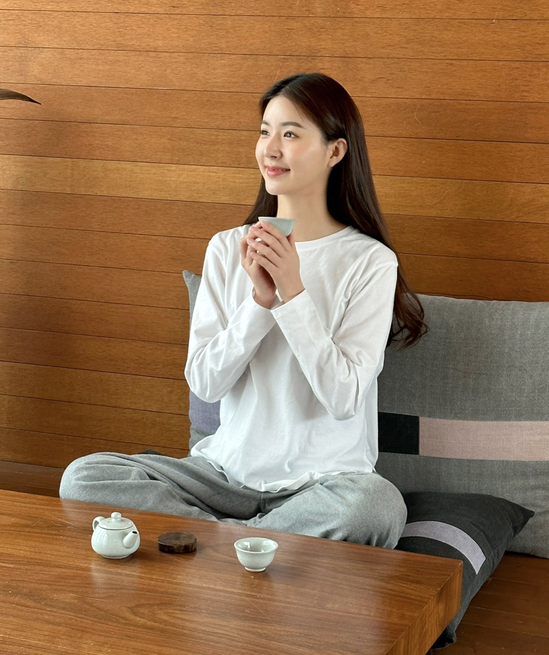 아미앙스 아문젠 절방석 60x90 목화솜 108배 기도 명상 좌식 큰 푹신한 대방석 이미지 8