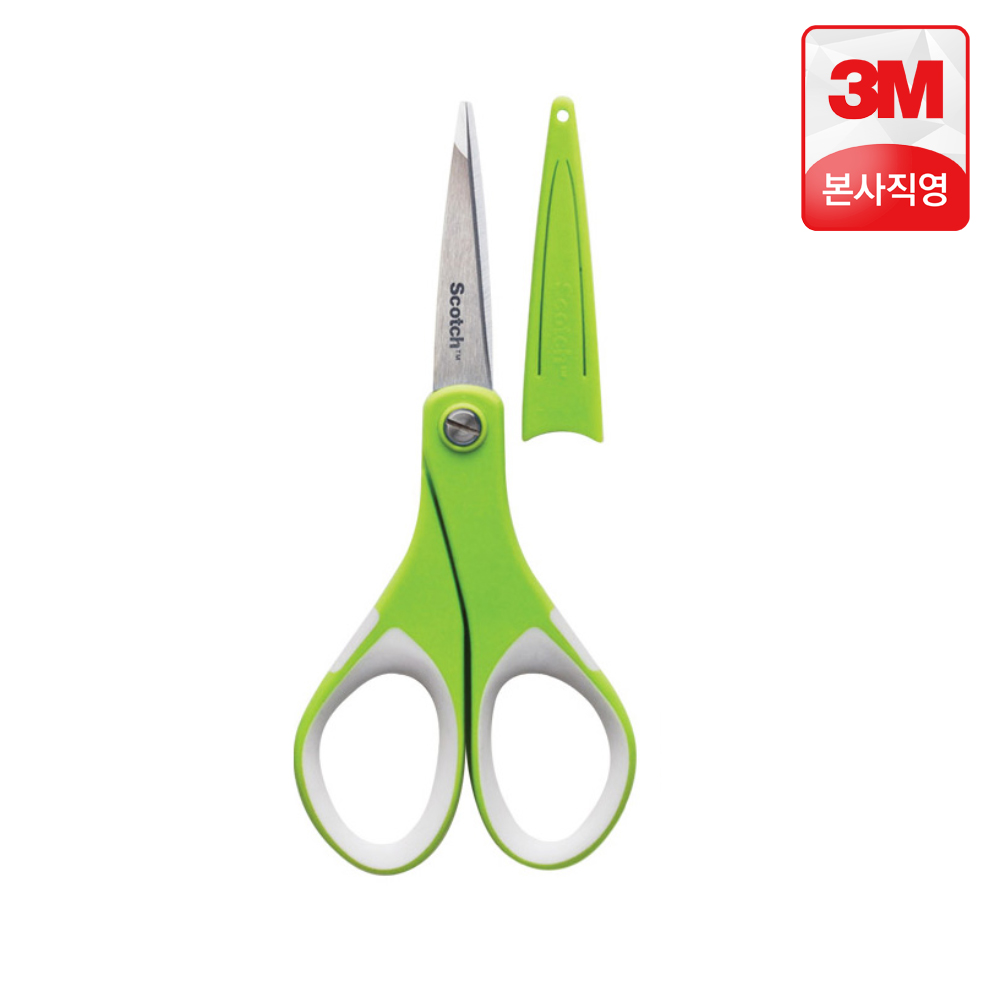 3M 스카치 어린이 유아용 안전 양손가위 블루 핑크 5인치 이미지 7