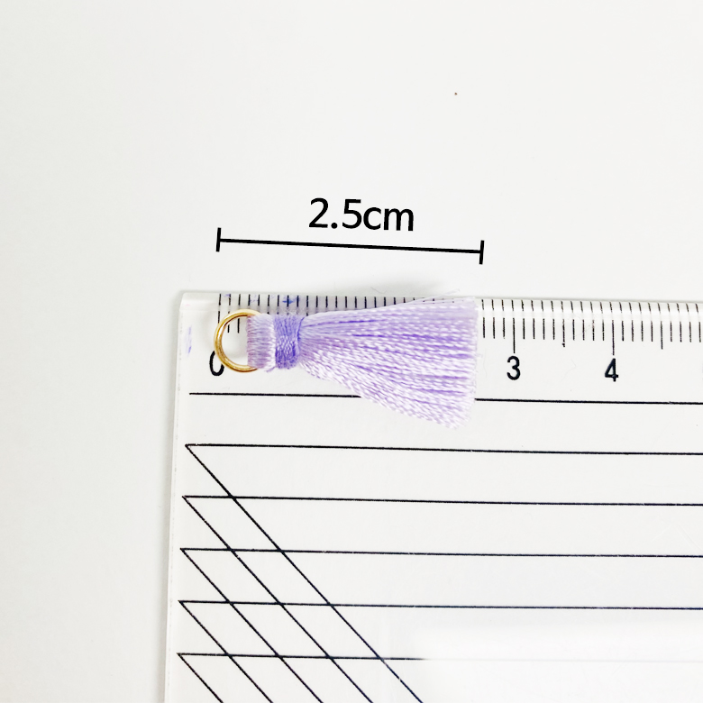 20컬러 (NEW) 2.5cm 컬러 미니 태슬 (2개) - 상세 이미지 3