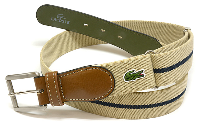 라코스테 캐주얼 고급 벨트 남성 허리띠 4컬러 LACOSTE 이미지 4