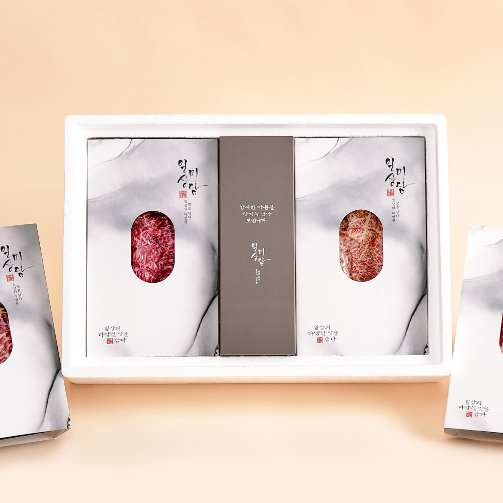 한우 1++ 베이직 선물세트 1.6kg 구이용 소고기 - 상세 이미지 4