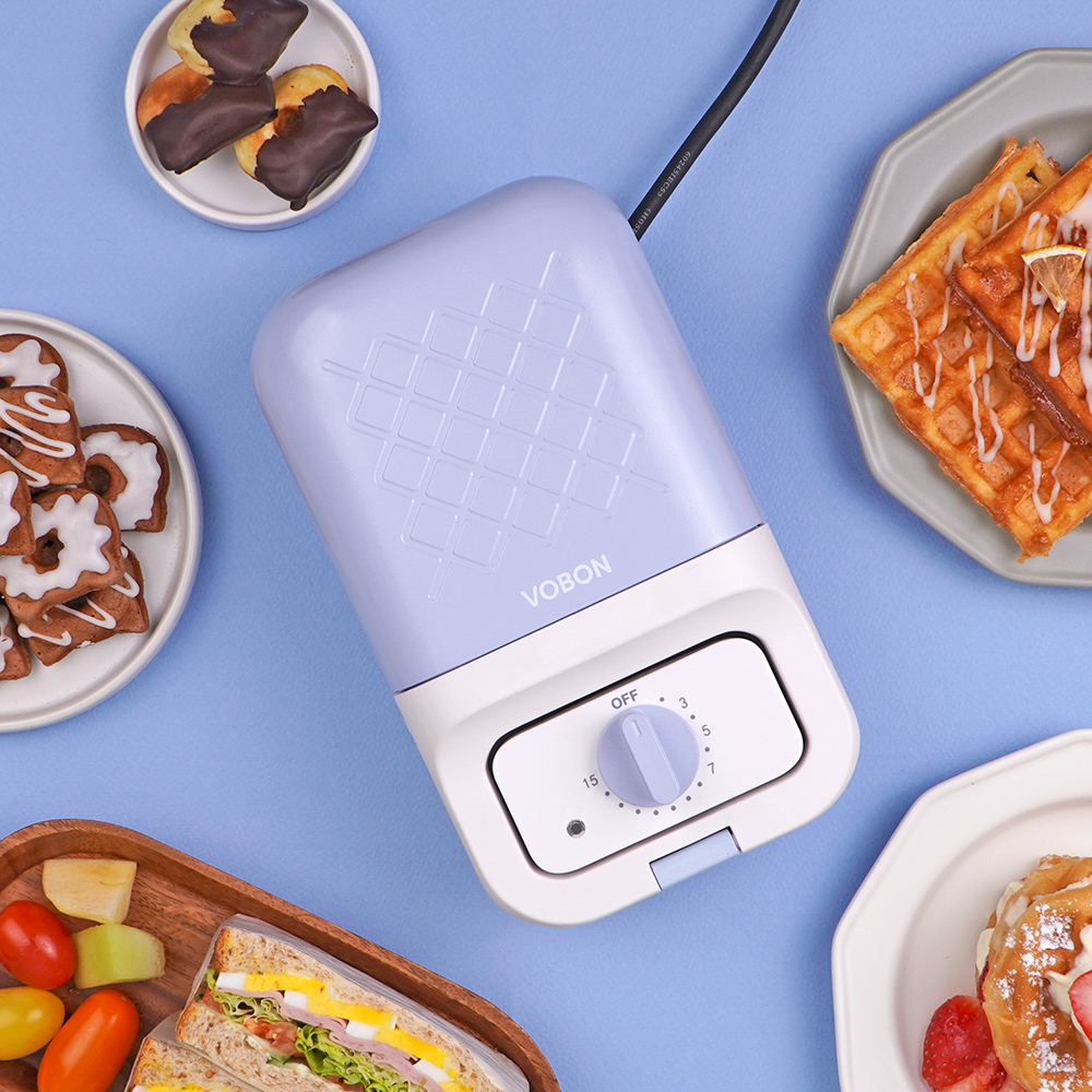 보본 와플기계 샌드위치메이커 크로플만들기 와플기 붕어빵 누룽지 기계 VB-SM293BC