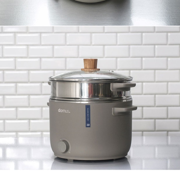 스텐 멀티쿠커 대용량 전기냄비 포트 만능 여행용쿠커