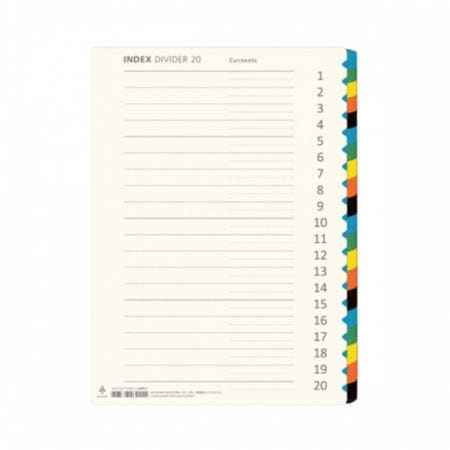 [문화] A392-7 인덱스20분류 인덱스 / 70662