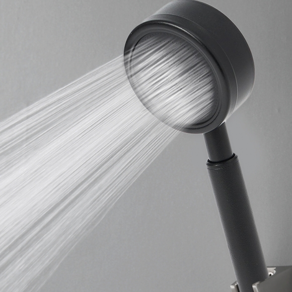 스텐 수압상승 절수 샤워기 샤워 헤드 블랙
