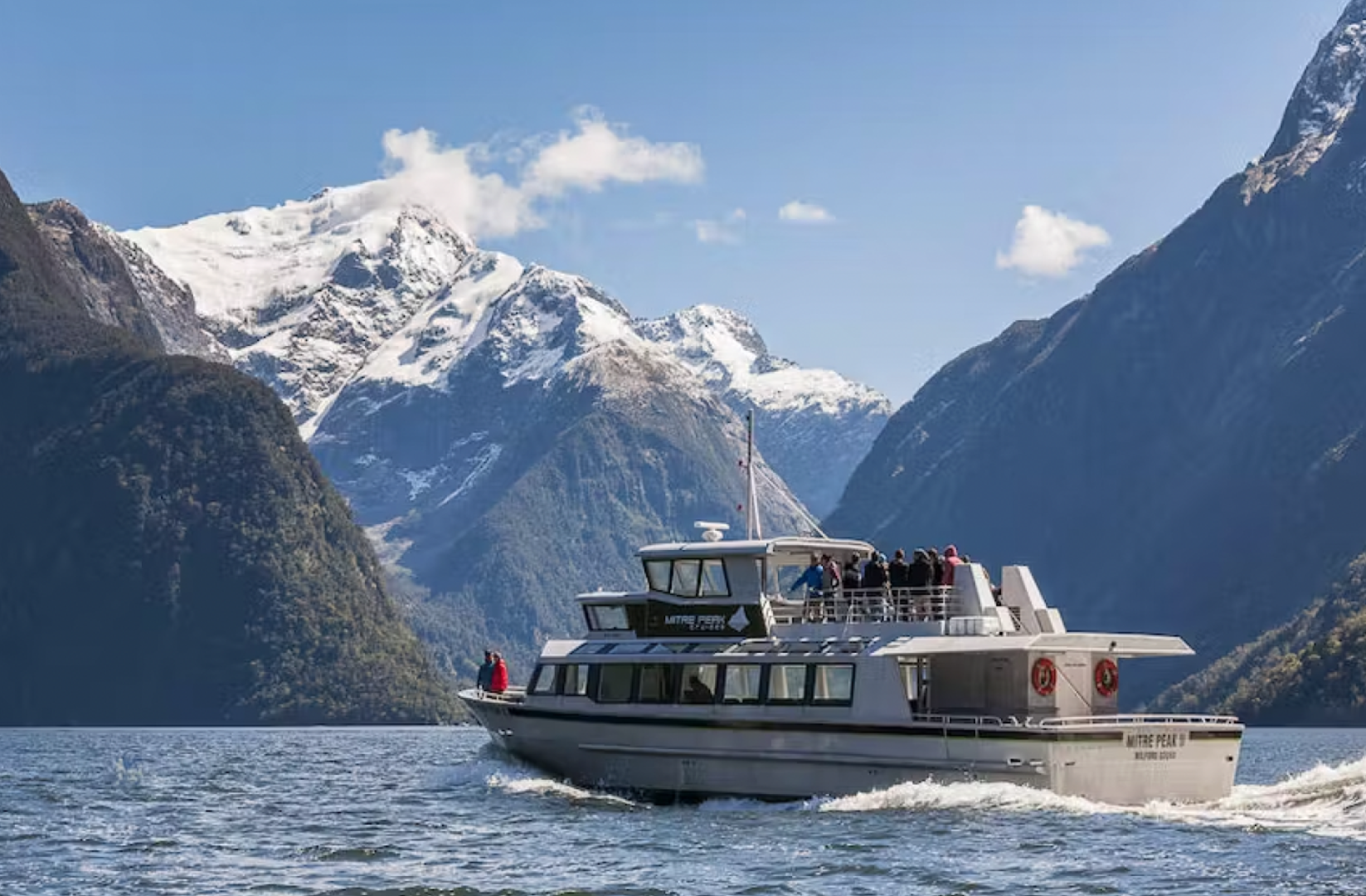 뉴질랜드 퀸스타운 출발 밀포드 사운드 코치 앤 크루즈 투어 이미지 1