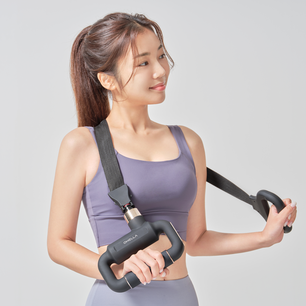 오엘라 벨트 마사지건 휴대용 안마기 어깨 목 덜덜이 진동 마사지기 MG07 - 상세 이미지 2