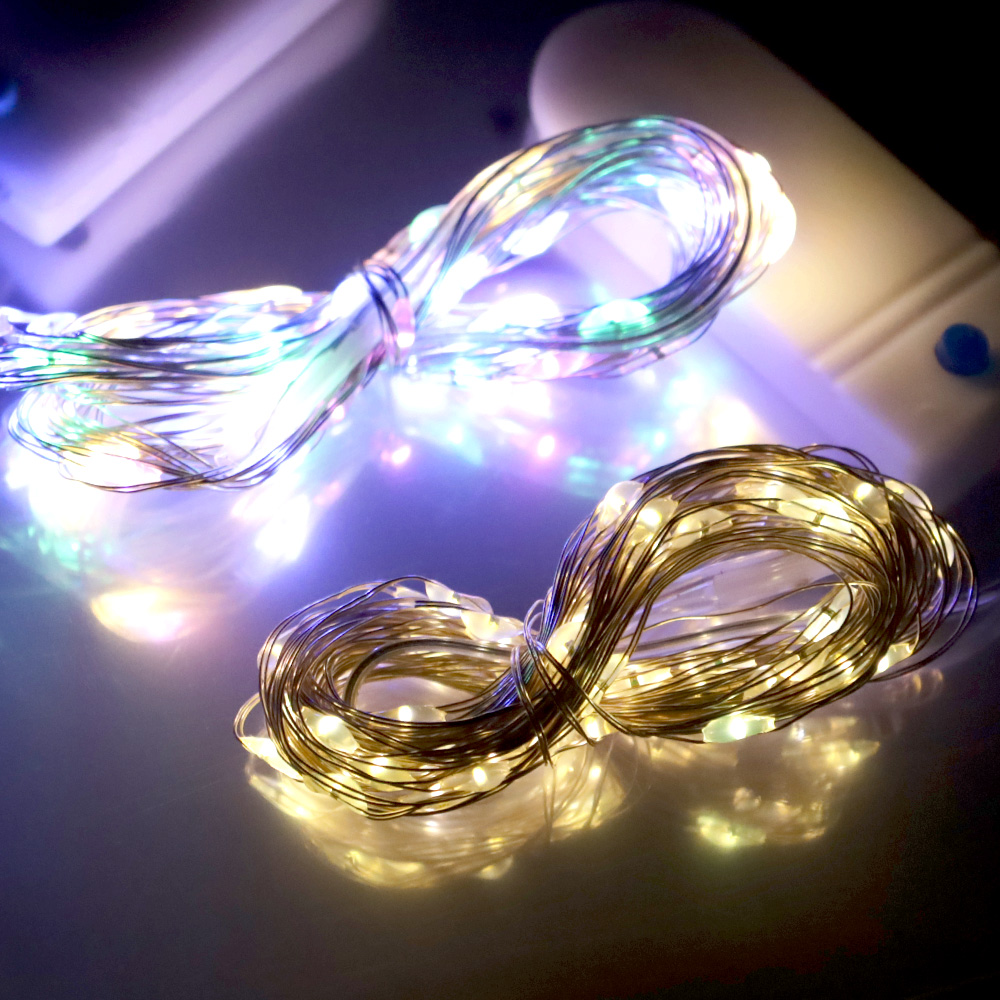 led 와이어 전구 감성 캠핑 줄 조명 2type 2size, 점멸 2m웜화이트 이미지 8