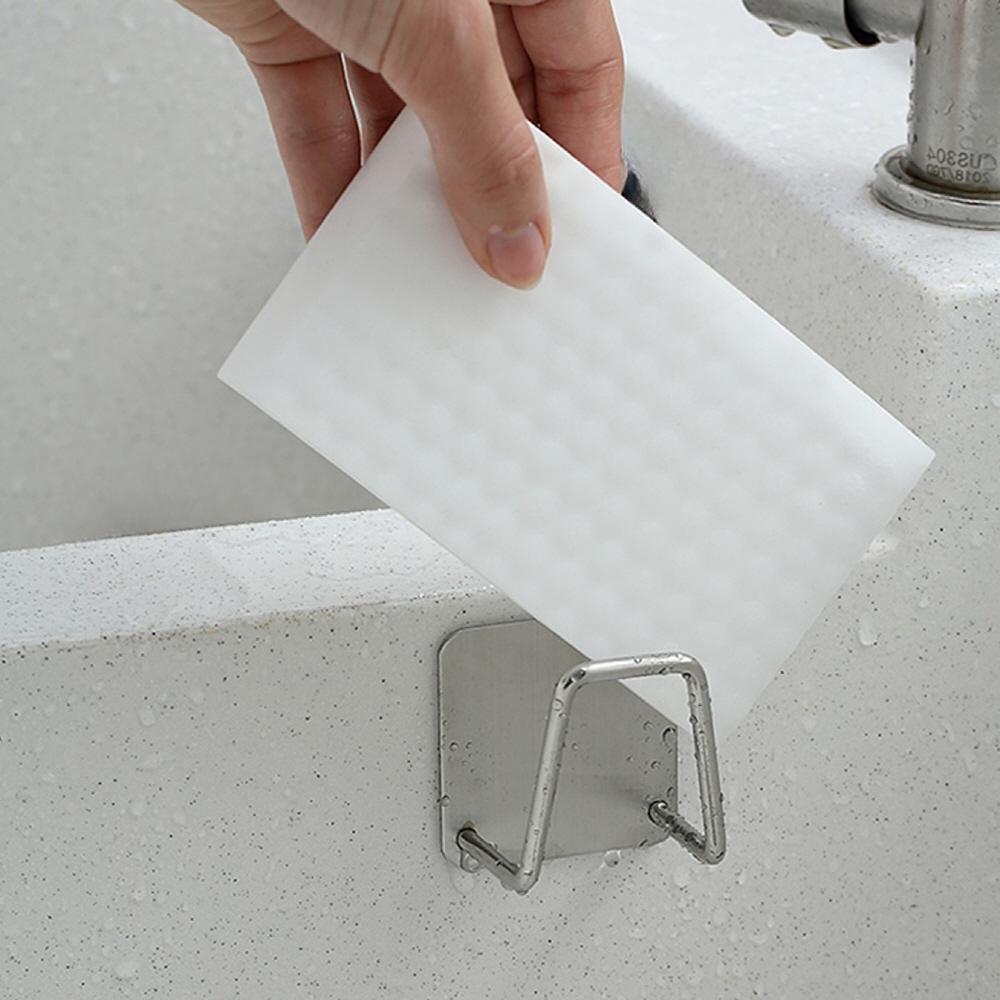 무타공 접착식 스텐 수세미거치대 수세미홀더 제품 이미지