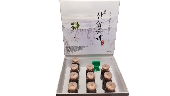 산삼 순백 (10병) - 7년근 산양산삼 추출액 100% 압도적농도 산삼의 본고장 함양산양삼 이미지 2