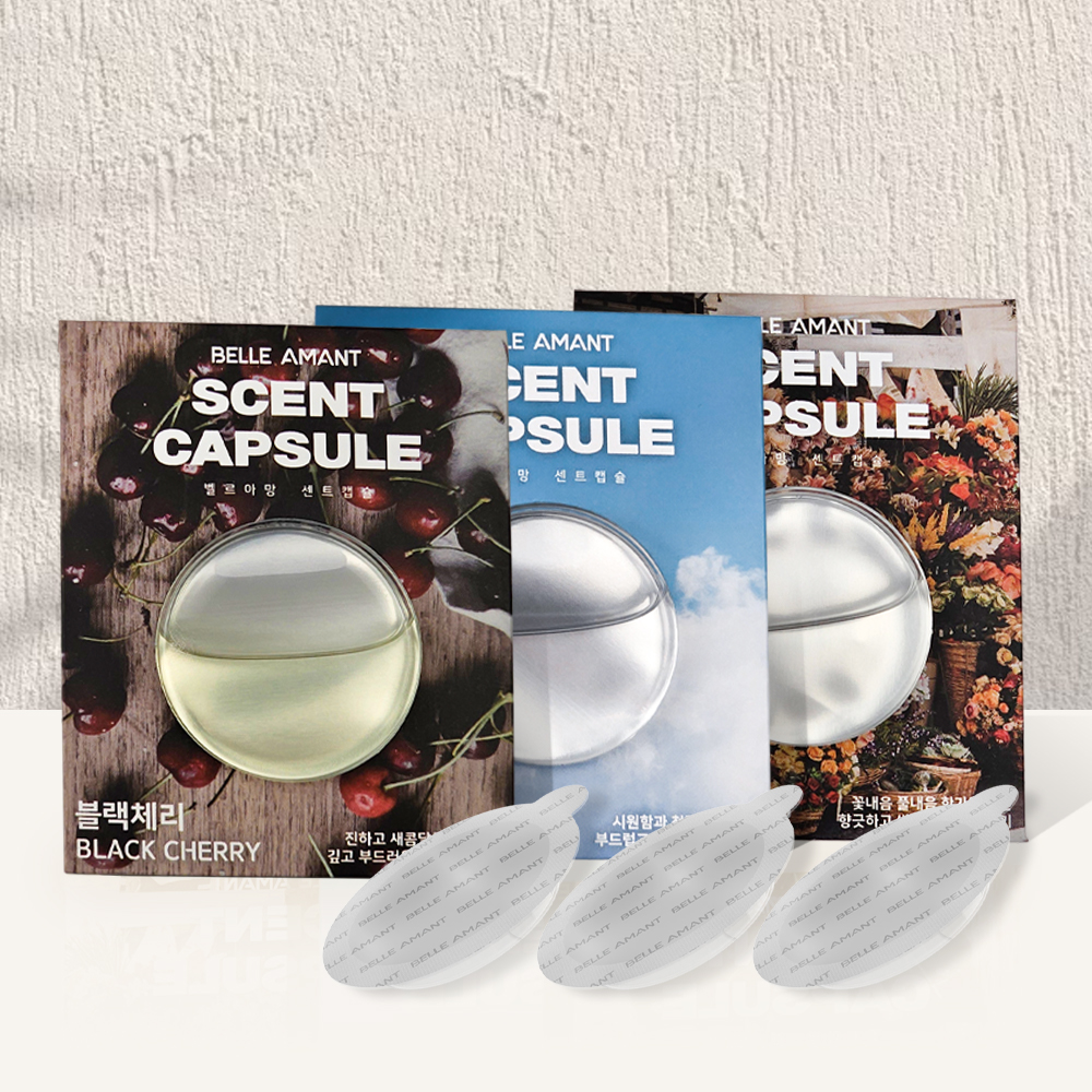 벨르아망 센트캡슐 테슬라 모니터 네비게이션 차량 방향제 리필 4ml 액체형 블랙체리 3개입 이미지 6