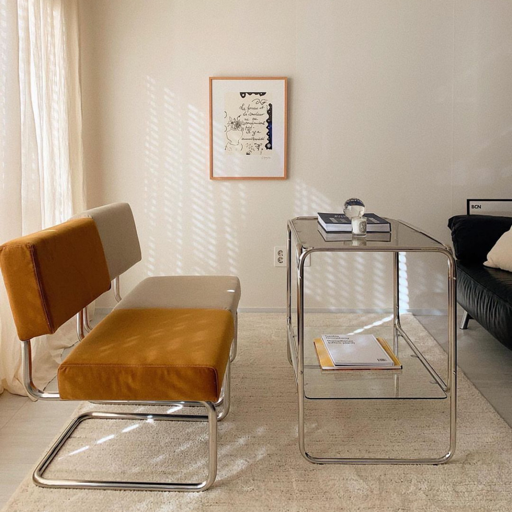 바미르 스테인레스 2단 테이블