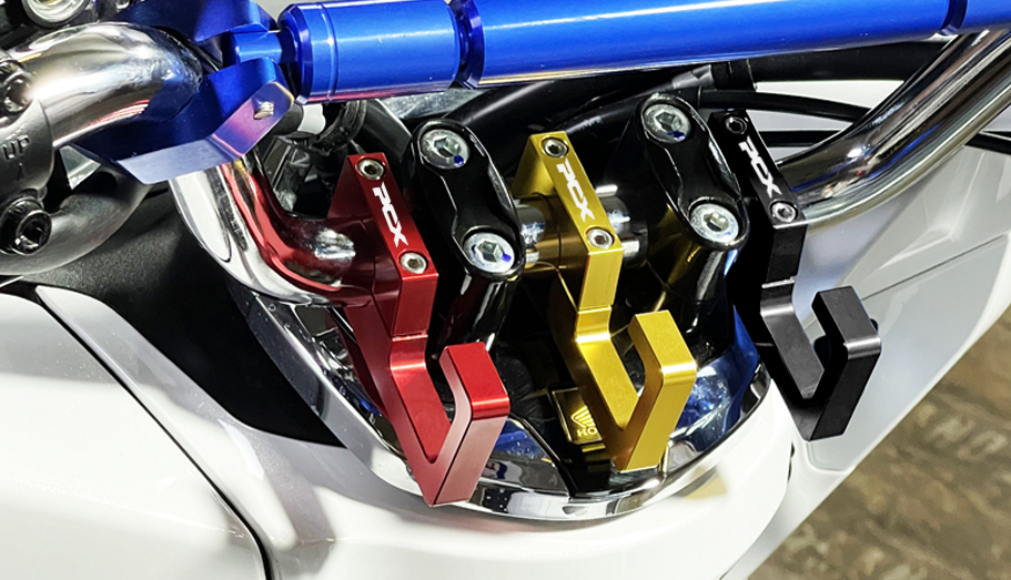 PCX125 22mm 핸들바 슬림형 봉지걸이 후크걸이 튜닝파츠 - 상품 이미지