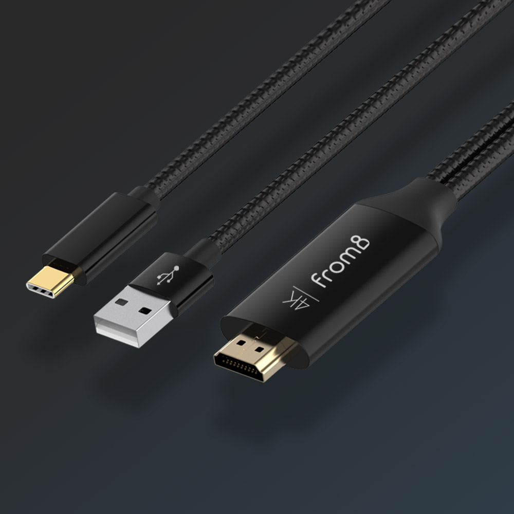 USB C to HDMI 미러링 MHL 케이블 2M - 상세 이미지 2
