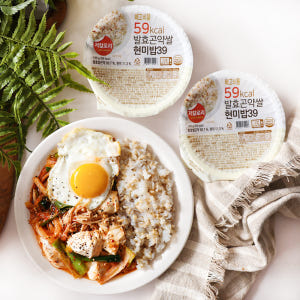 빼고비움 최저 칼로리 100g당 39kcal 발효곤약쌀현미밥39 150g... 맛있게 먹은 솔직 후기 - 상품 이미지 4