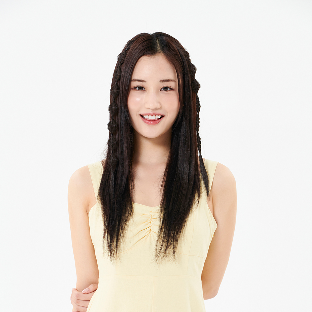 붙임머리 폼폼 스트레이트 헤어피스 땋은머리 아이돌스타일 - 상세 이미지 4