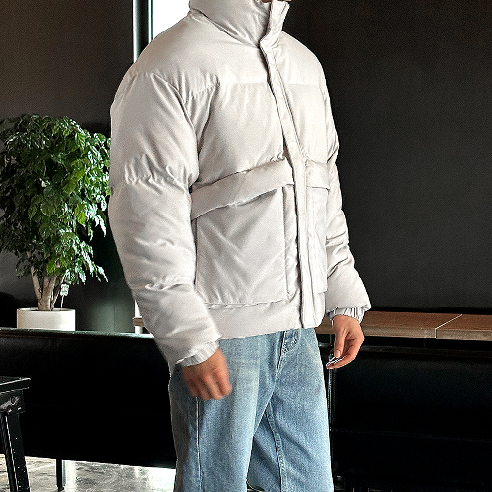남자크롭패딩 남성겨울점퍼 숏패딩 이미지 2