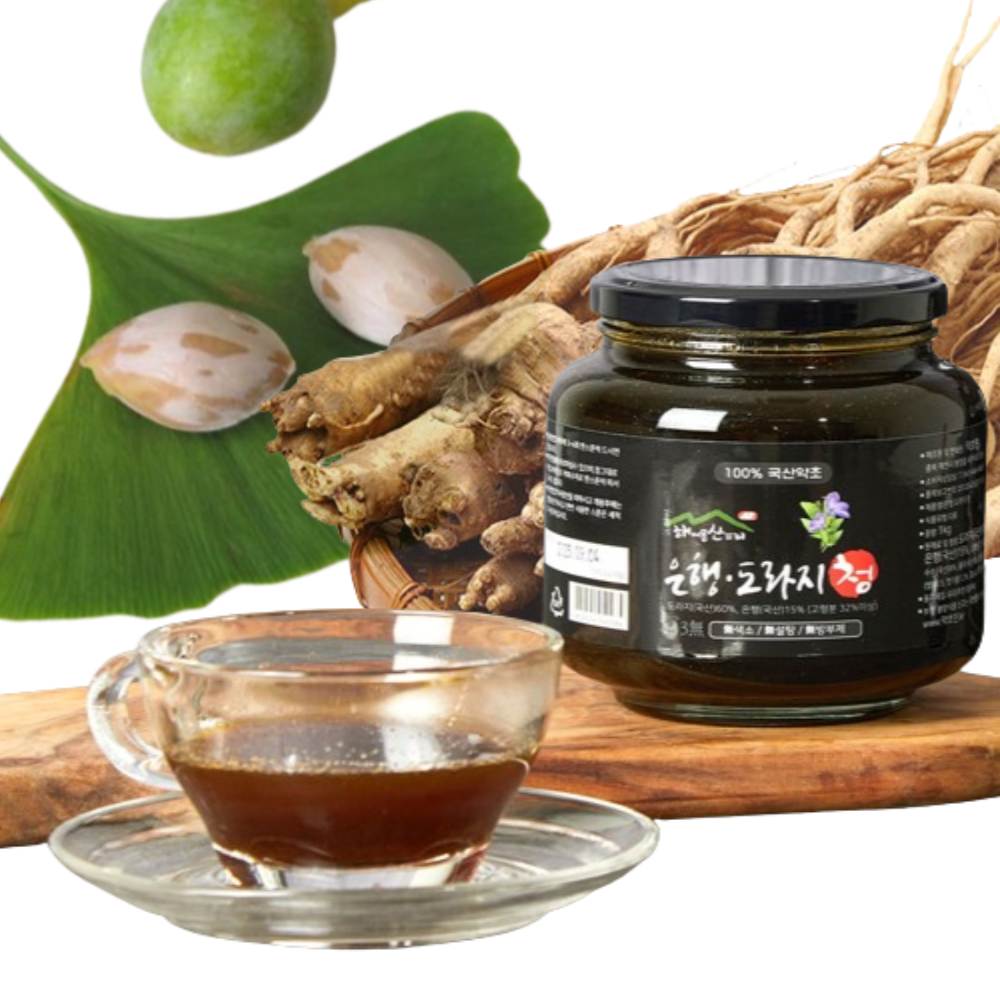 약초인 은행 도라지청 기침에좋은 국산 약 도라지진액 1kg, 1개 - 상세 이미지 5