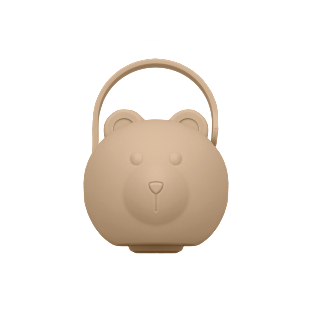 티지엠 곰돌이 쪽쪽이 보관케이스 탠브라운