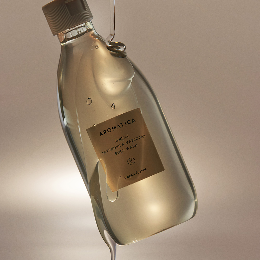 아로마티카 서렌 바디워시 라벤더 & 마조람 300ML 향좋은 바디워시 클렌져 샤워 젤