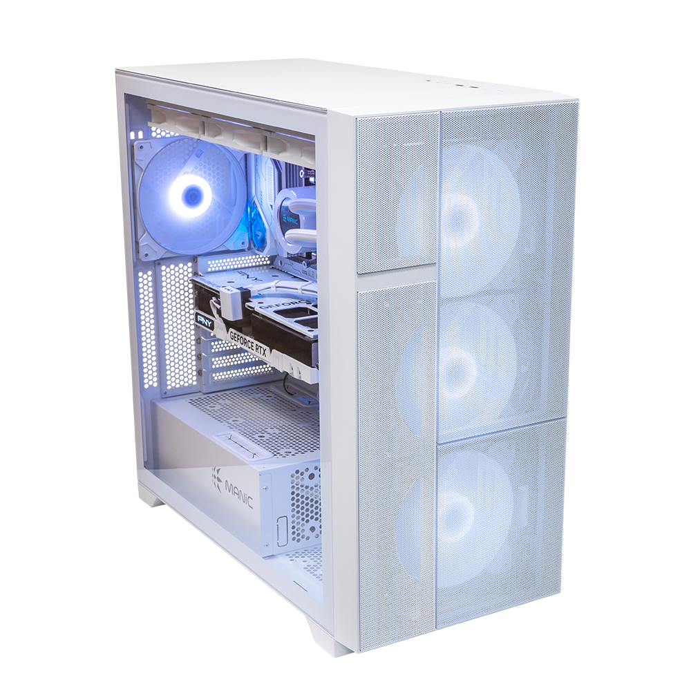 마이크로닉스 ML-420 BTF 빅타워 PC 케이스 화이트