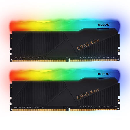 에센코어 에센코어 클레브 DDR4-3200 CL16 CRAS X RGB 블랙 패키지 서린 32GB(16Gx2) 데스크탑 메모리 램