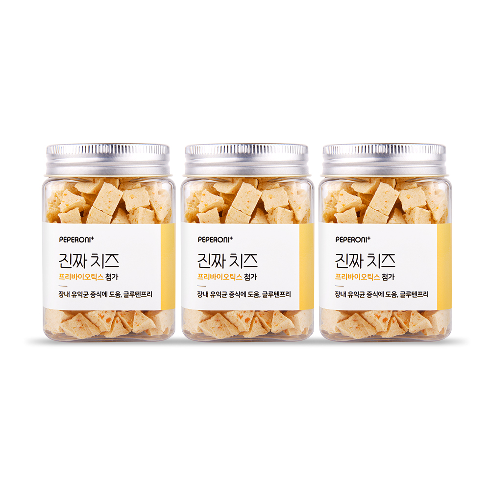 페페로니 진짜 프리바이오틱스 치즈 3개 세트 - 상품 이미지