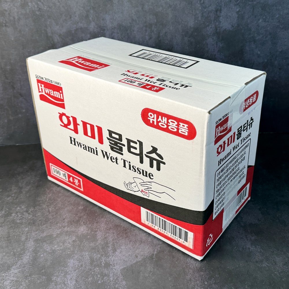 화미 물티슈 일회용물수건 400매 업소용 일회용물티슈