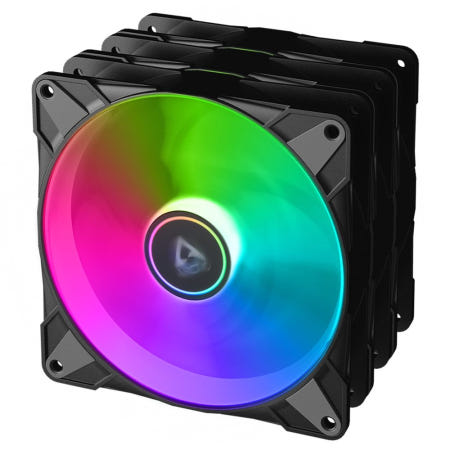 ARCTIC P14 PWM PST ARGB 블랙 VALUE 3팩 아틱 쿨링팬 케이스쿨링