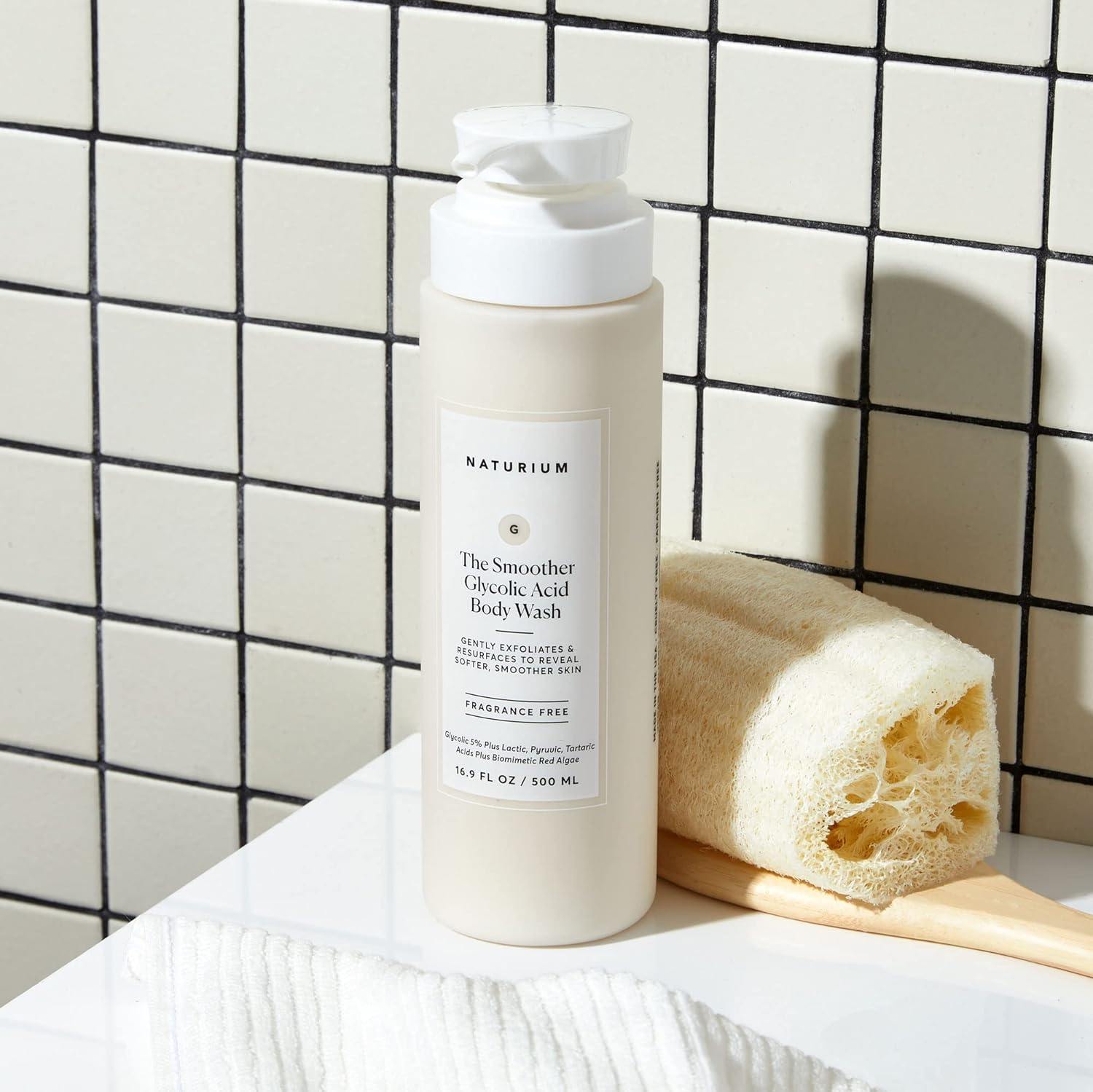 Naturium 더 스무더 글리콜산 엑스폴리에이팅 바디 워시 500ml 이미지 4