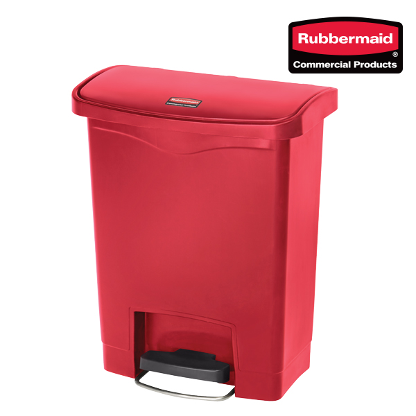 러버메이드 슬림짐 페달 휴지통 - 빨강색 (30L) 1883564 - 상품 이미지